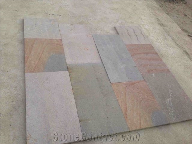 Natural Porphyry Stone Cobbles, Pavers