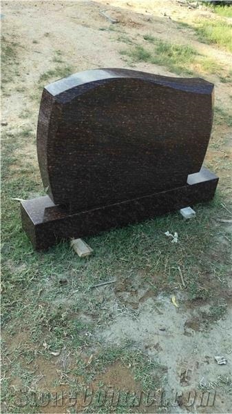 Cats Eye Granite Tombstone