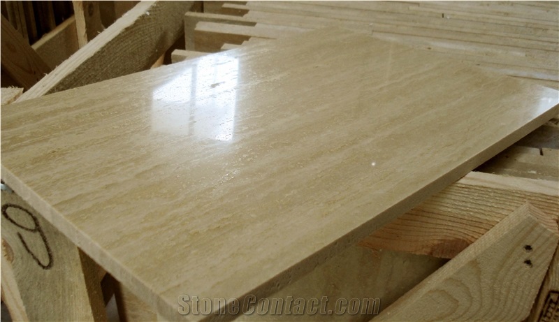 Veincut Travertine Big Tiles, Project Size