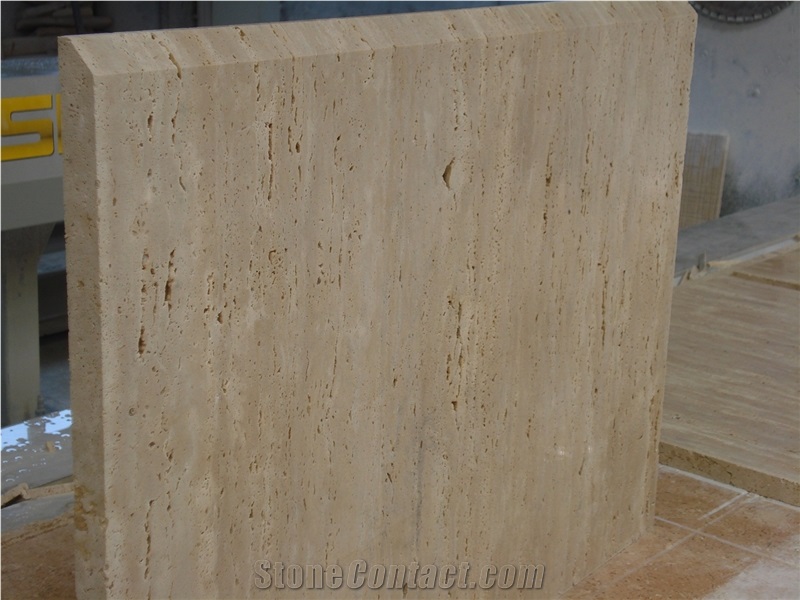 Veincut Travertine Big Tiles, Project Size