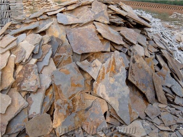 Cheap Multicolor Slate Flagstone Paving