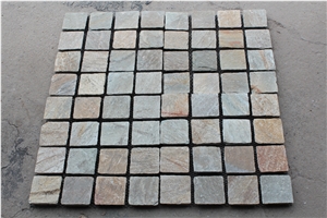 Multicolor Slate Cobble Stone,Walkway Pavers Multicolor Slate Cobble Stone,Walkway Pavers