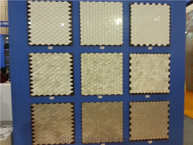 Bianco Carrara White Marble Mosaic Tile