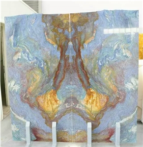 Bookmatching Onyx Stone Slab,Luxury Stone Panel