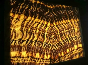 Bookmatching Onyx Stone Slab,Luxury Stone Panel
