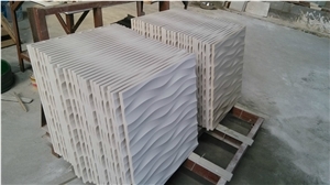 Cnc Marble Wall Tile, 3d Cnc Shape Marble Tile