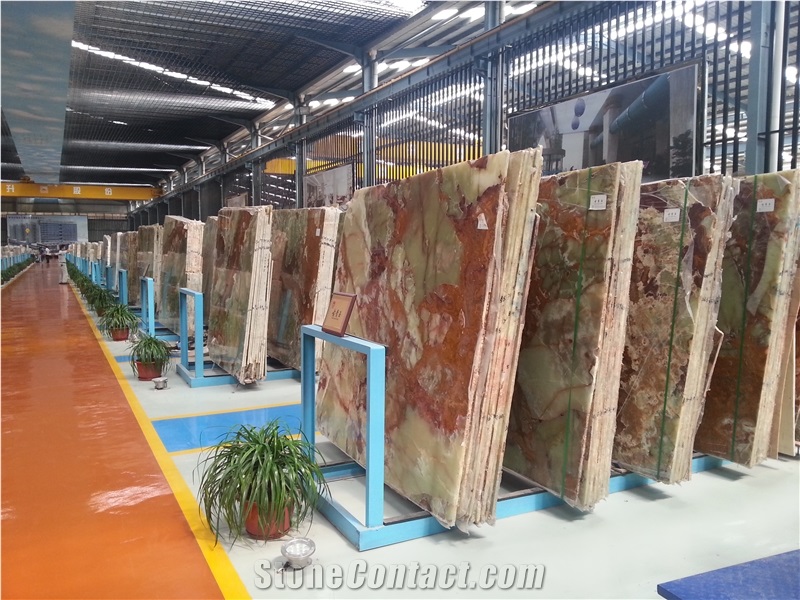 Dark Green Onyx Slab,Classical Green Onyx