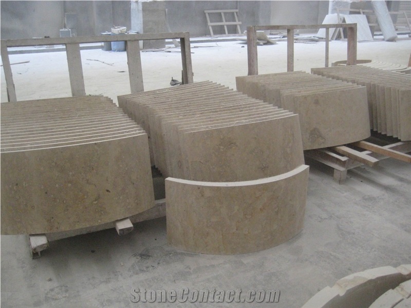 Jura Beige Limestone Column,Limestone Pillar