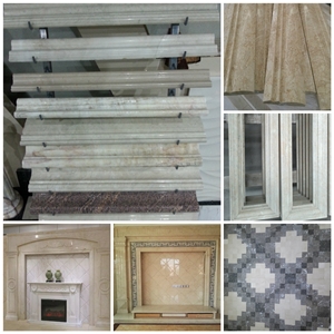 Perlato Svevo Marble Moulding Border Tile