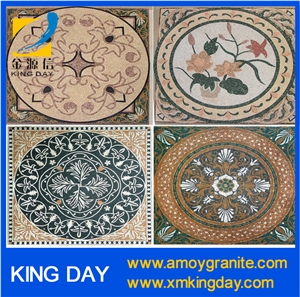 China Multicolor Square Waterjet Medallion