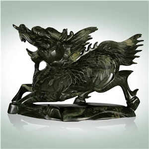 Huaan Jade Stone Dragon Sculptures,Carvings