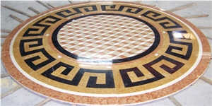 Round Waterjet Medallions Flooring Tiles Round Waterjet Medallions Flooring Tiles