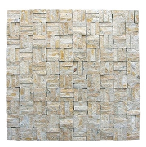 Travertine Split Mosaic Tile for Walling