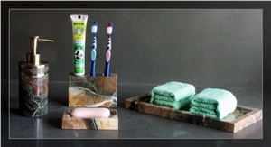 Bath Accessories, Stone Dispenser, Bath Set