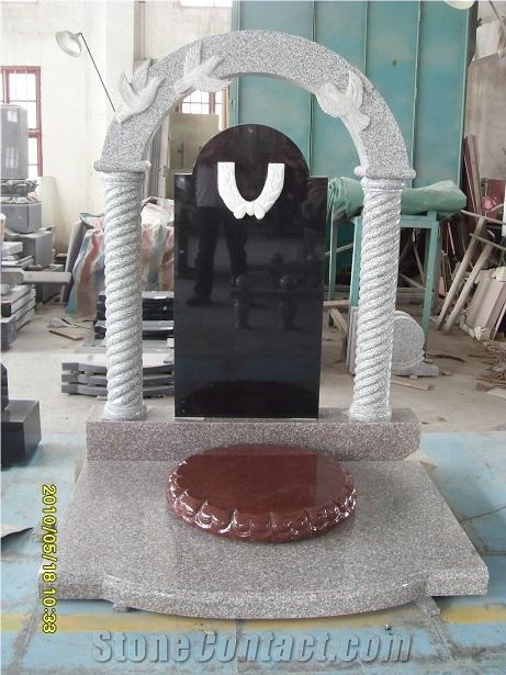 Dove Arch Granite Monuments, Tombstones, Headstone