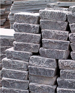 China Blue Limestone Tumbled Stone Pavers