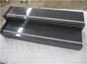 China G654 Step,China Padang Dark Granite Steps