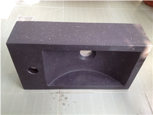 China Limestone Bathroom Wash Basin Wall-Hung Sink