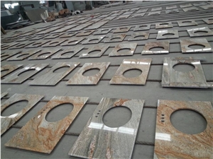 Empire Golden Granite Tops Bath Standard Tops