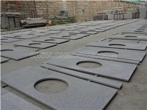 G603 Countertop, Light Grey Granite Kitchen Tops