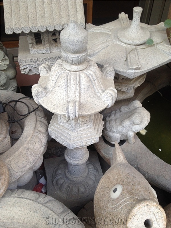 G603 Grey Granite Lantern,Garden Lamp