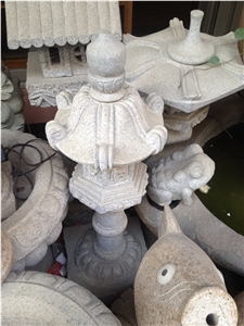 G603 Grey Granite Lantern,Garden Lamp