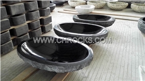 Shanxi Black Granite Sinks, Black Granite Basins