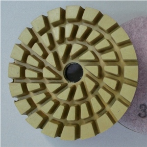 Diamond Floor Polishing Pads Resin Bond Velcro