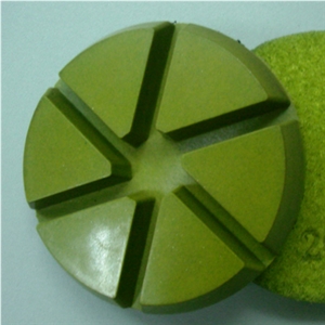 Diamond Floor Polishing Pads Resin Bond Velcro