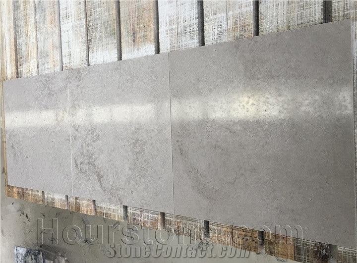 Guangxi Cross Cut Crema Grey Travertine for Paving
