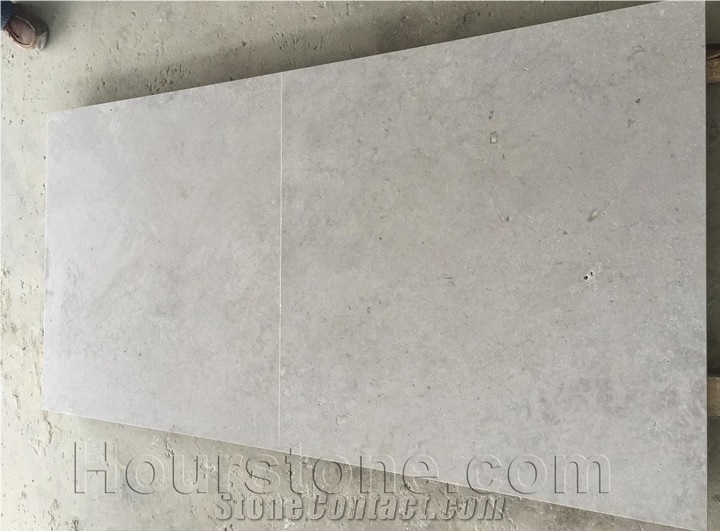 Guangxi Cross Cut Crema Grey Travertine for Paving