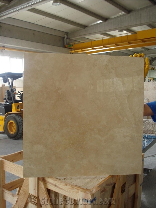 Ivory Travertine Crosscut Tile 100x100x2 90x90x2