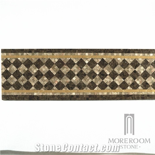 Marble Turkey Artistic Border Mosaic Tile Floor