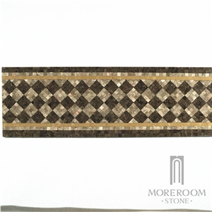 Marble Turkey Artistic Border Mosaic Tile Floor