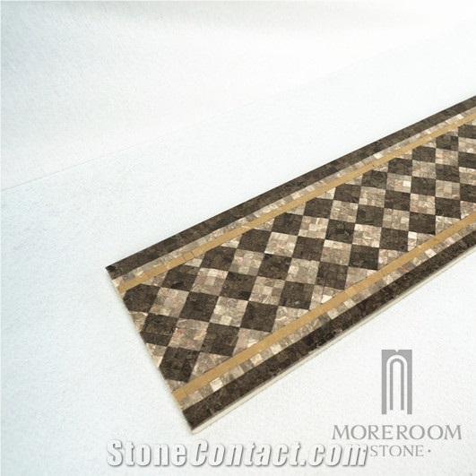 Marble Turkey Artistic Border Mosaic Tile Floor