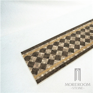 Marble Turkey Artistic Border Mosaic Tile Floor