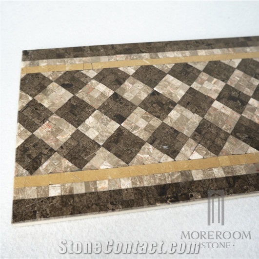 Marble Turkey Artistic Border Mosaic Tile Floor