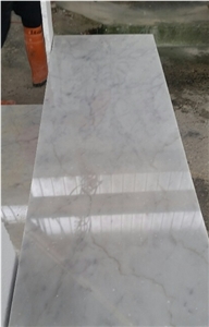 Italian White Carrara Marble Steps