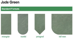 Jade Green Slate Roofing Tiles,Brazilian Slate Roof Tiles