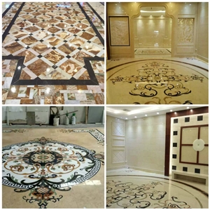 Marble Water Jet Medallion Tile,Stone Pattern Marble Water Jet Medallion Tile,Stone Pattern