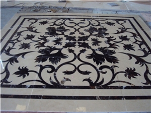 Marble Water Jet Medallion Tile,Stone Pattern