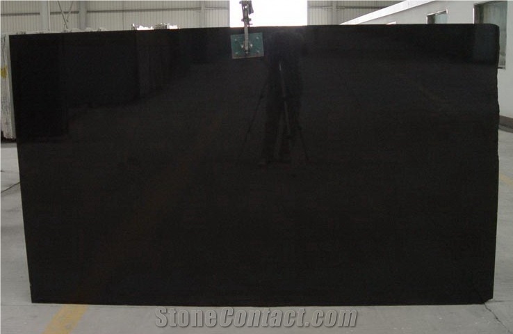 Absolute Black Granite Vanity Top, Pure Black