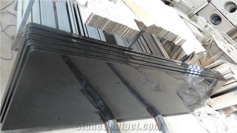 Black Galaxy Granite Slabs & Tiles