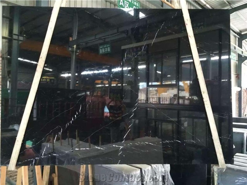 Nero Marquina Marble Stairs Steps Treads Riser