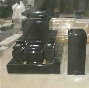Absolute Black Japanese Style Tombstone