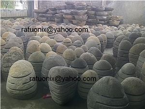 Garden Lamp River Stone