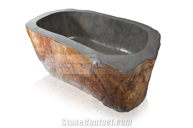 Basal River Pebble Bath Tub