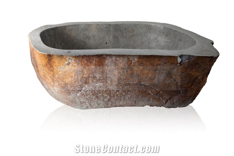 Basal River Pebble Bath Tub