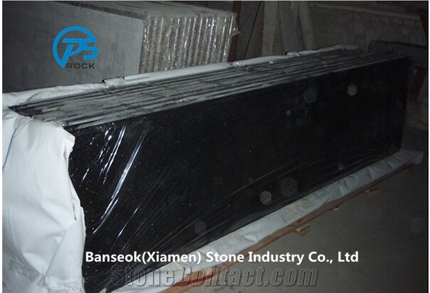 Black (Galaxy) Granite Countertop