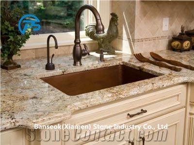 China Yellow Granite Countertop